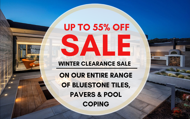bluestone pavers and bluestone tiles sale banner